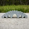 mini resin stone arch bridge ornament miniature for fish tank tea pet decoration - Five-Hole Arch Bridge (Authentic)