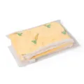 Warm cat sleeping mat with cute carrot pattern, cozy plush winter pet bed for cats and small dogs. - S / Yellow Carrot on White Background