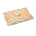 Yellow plaid cat bed winter warm pet sleeping mat with sunflower embroidery cute fuzzy - S / Orange Sunflower on White Background