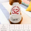 Cozy winter pet hoodie for small dogs, thick warm grey puppy sweater with cute back print. - XXS / Gray