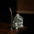 Traditional Chinese fisherman figurine tea pet miniature garden landscape decoration. - Fishing Sage