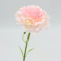 Œillet artificiel tête simple courte tige fleur en soie rose décoration maison centre de table - Rose Clair