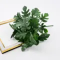 Kunstmatig Monstera Bladeren Boeket Groene Nep Planten Huwelijk Decor Bloem Arrangement - Groen