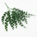 Artificial eucalyptus branch green fake plant leaves for home floral decor wall backdrop. - Green