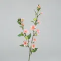 Artificial pink jasmine flower branch fake floral for home wedding party decoration - Deep Pink