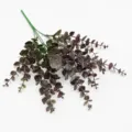 Artificial eucalyptus branches purple faux greenery plant stems for home floral wall decor - Purple