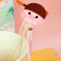 Bonito juguete para gatos teaser varita con colgante de peluche animal y campanita. - Cargar con la Culpa