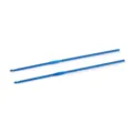 Blauer Aluminium Häkelnadel Detail, 2.5mm Wolle Stricknadel Nahaufnahme Handarbeit. - 2.5mm / Blau