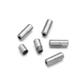 Fermoirs a vis cylindriques en acier inoxydable detail, creation de bijoux accessoires gros plan. - 1.5mm (Env. 6x16.5mm) / Sans Boucle Trou de Corde (1.5mm) / Acier