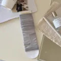 Summer thin stirrup socks cotton stacked leg warmers stylish casual long socks for women - Light Gray