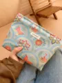 Japanese style crane butterfly cosmetic bag large capacity travel storage pouch for daily use - L / Butterfly Crane