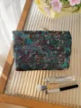 Large capacity dragon pattern cosmetic bag portable travel makeup pouch organizer handbag. - Traditional Dragon Motif / M