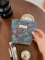 Portable dragon pattern cosmetic bag large capacity makeup pouch stylish clutch for travel daily use - Traditional Dragon Motif / S