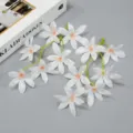 Artificial white orchid vine flowers for DIY garlands, hair accessories and decor. - White