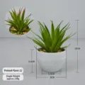 Artificial succulent potted plant home indoor desktop decoration fake green plant bonsai - Style 12 Potted Plant