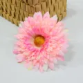 Small artificial gerbera daisy flower head for home decor, wreaths, and DIY crafts. - Diameter Approx 14.5cm / Light Pink