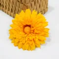 Artificial yellow sunflower head for home decor, floral arrangements, and DIY crafts. - Diameter Approx 14.5cm / Yellow
