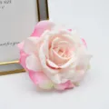 15cm kuenstliche rosenbluete stoff geflochtene blumen hause hochzeit party dekoration rosa - Hellrosa
