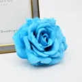 15cm Samt künstliche Rosenblüte Variante in Hellblau, perfekt für Hochzeit und Heimdekoration. - Hellblau