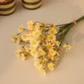 Bouquet di margherite fiori artificiali piante finte per decorazione tavola casa e ufficio - Rosa