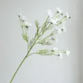 Rametto di fiori di farfalla bianchi finti decorazione nozze centrotavola 76cm - Bianco