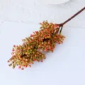 Artificiale succulenta bacca fiore ramo rosa plastica pianta decorazione casa composizione floreale 49cm - Rosa