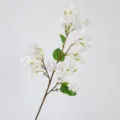 Ramo di bougainvillea artificiale bianco fiore di simulazione per decorazione matrimonio. - Bianco