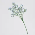 Tige de fausse fleur de gypsophile bleue artificielle, 53cm de long pour déco. - Bleu Sur Mesure