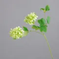 Ramo di Fiore Artificiale Verde Chiaro 70cm Finta Ortensia Decorazione Casa Bella - Verde chiaro