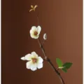Ramo di fiori di magnolia artificiale finta pianta per decorazioni e fotografia di nozze. - Bianco-Verde