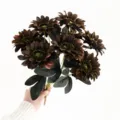 Bouquet di girasoli artificiali in bronzo retrò per decorazione domestica e foto - Bronzo