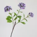 Fiore di ortensia artificiale a 3 teste viola chiaro 67cm per decorazioni casa e matrimonio. - Viola Chiaro Personalizzato