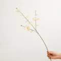 Ramo di eucalipto artificiale pianta decorazione matrimonio composizione floreale circa 65cm - Bianco Autunno
