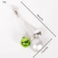 Christmas tree decoration clip with shiny balls floral craft ornament DIY accessories - 14