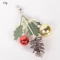 Christmas Pinecone Bauble Clip Holiday Tree DIY Floral Gift Box Decoration Accessory - 1