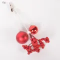 Christmas decoration clip with red balls and holly berries for tree DIY floral arrangement - 20
