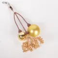 Christmas decorative clip gold balls pine branch floral DIY holiday gift box accessory - 21