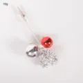 Christmas decorative clip with red silver balls and berries for tree DIY floral gift box. - 23