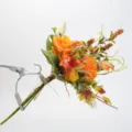 Autumn artificial flower bouquet vintage silk rose fake plants for home wedding decor - Autumn Small Bouquet 70486