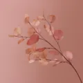 Artificial eucalyptus branch pink autumn leaves fake plant for home decor wedding party - 87cm / Autumn Pink