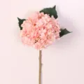Stelo di fiore di ortensia rosa artificiale pianta finta per decorazione matrimonio e composizione. - Rosa Coreano
