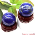 Natural lapis lazuli gemstone crystal sphere home decor mineral stone collectible desk piece - Lapis Lazuli / 2.0cm