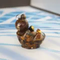 Resin crystal turtle figurine cute desktop ornament home decor collectible small animal statue - Tiger's Eye