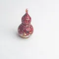 Natural epoxy resin crystal stone mini gourd figurine desktop ornament decoration craft gift - Red Coral