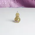 Natural epoxy small gourd crystal stone desktop ornament micro landscape bonsai gift craft. - Golden