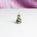 Mini epoxy crystal stone gourd ornament desktop craft decoration miniature landscape - Black I Love Zebra