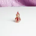 Mini resin gourd desktop ornament with red crystal stones for home decoration craft gift sku - Koi Fish