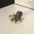 Resin crystal octopus figurine lapis lazuli stone desktop ornament craft decor item - Lapis Lazuli
