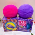 Giant wavy color changing decompression toy soft stress relief sensory pinch ball for kids and adults - Jumbo Corrugated Color-Changing Ball (TC-8312)