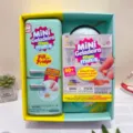 Creative mini fridge blind box toy set with miniature accessories and collectible items. - Green Mini Fridge Set / Green